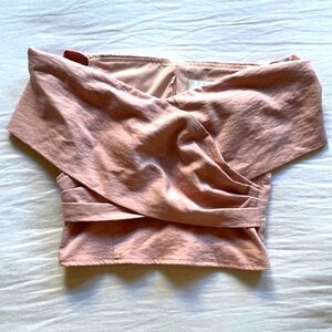 Elegant Pink Off-Shoulder Women's Top